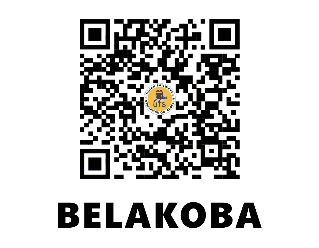 UTS QR Code for BELAKOBA - BLK (NF - WEST BENGAL)